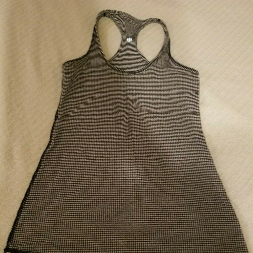 Lululemon Cool Racerback Gingham Luon Size 4